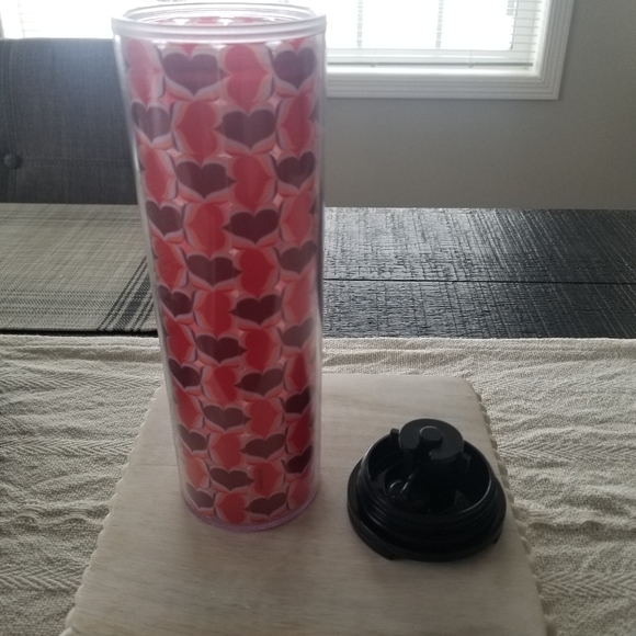 Starbucks Red, Purple and Pink Heart Tumbler - Picture 1 of 4